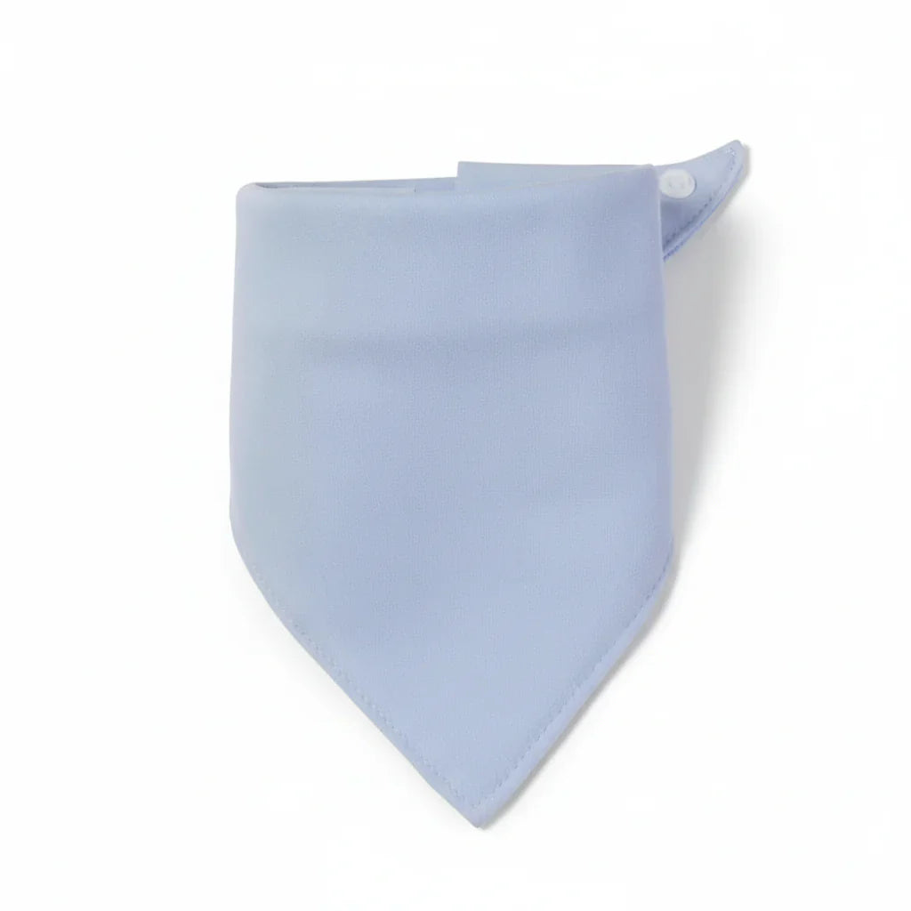 Bandana En Coton blanc à pointe triangulaire