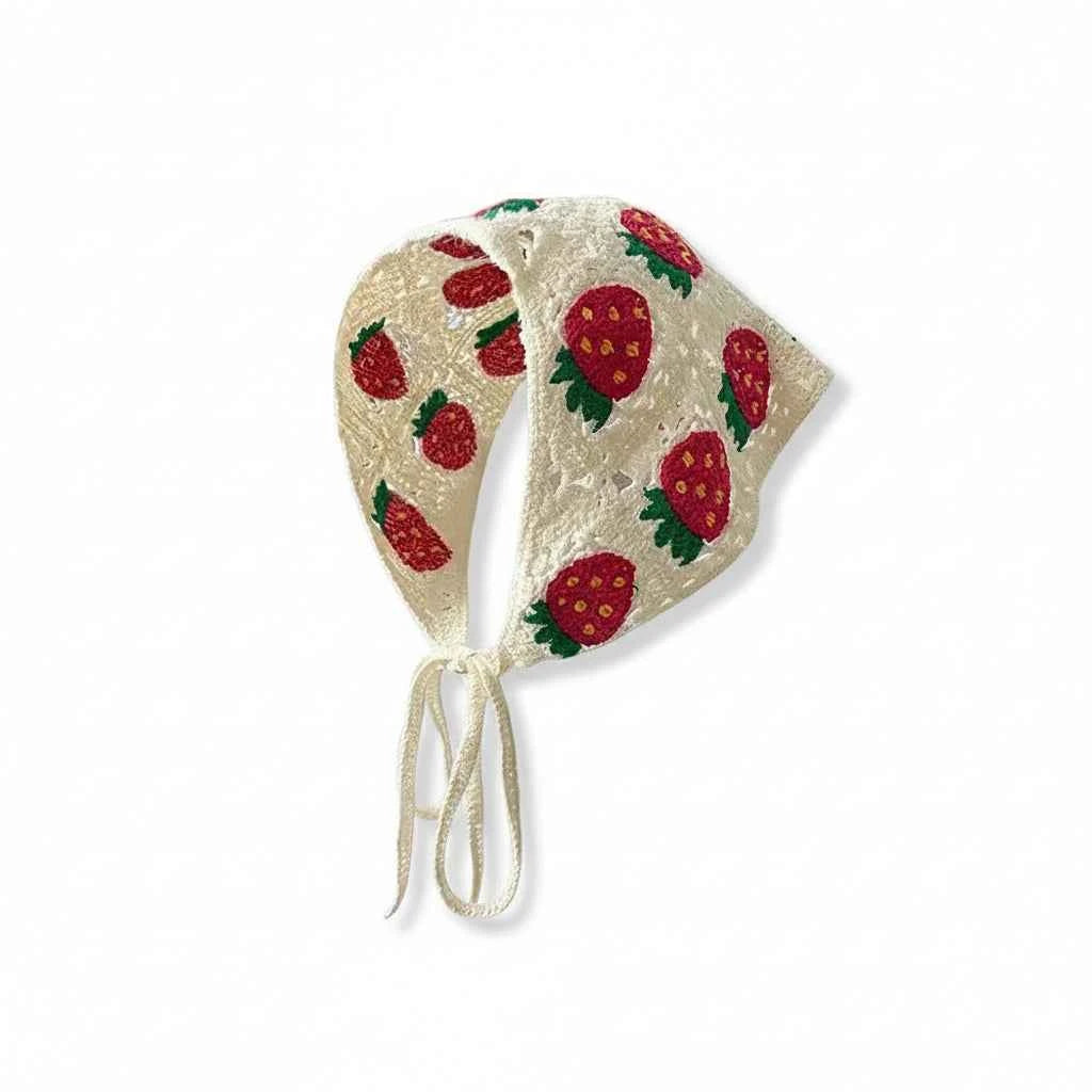 Bandana pour cheveux femme beige - BoucleAura