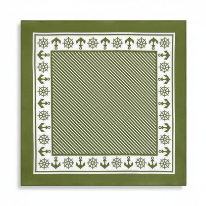 Bandana en coton homme vert - BoucleAura