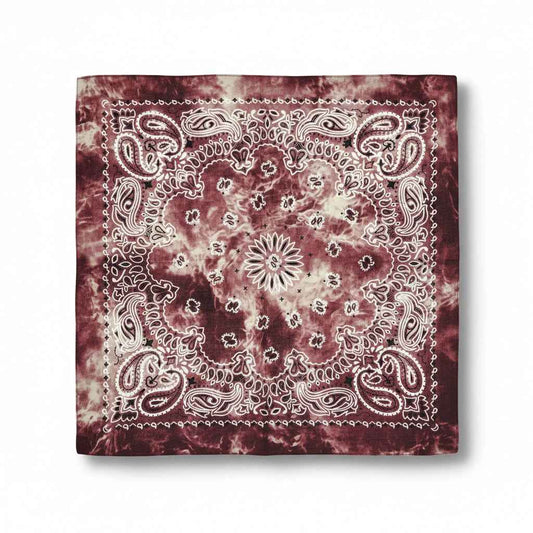 Bandana en coton homme bordeaux - BoucleAura