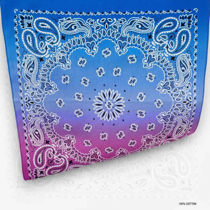 Bandana en coton homme multicolore motif cachemire - BoucleAura