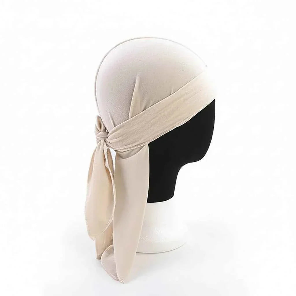 Bandana pirate beige femme - BoucleAura