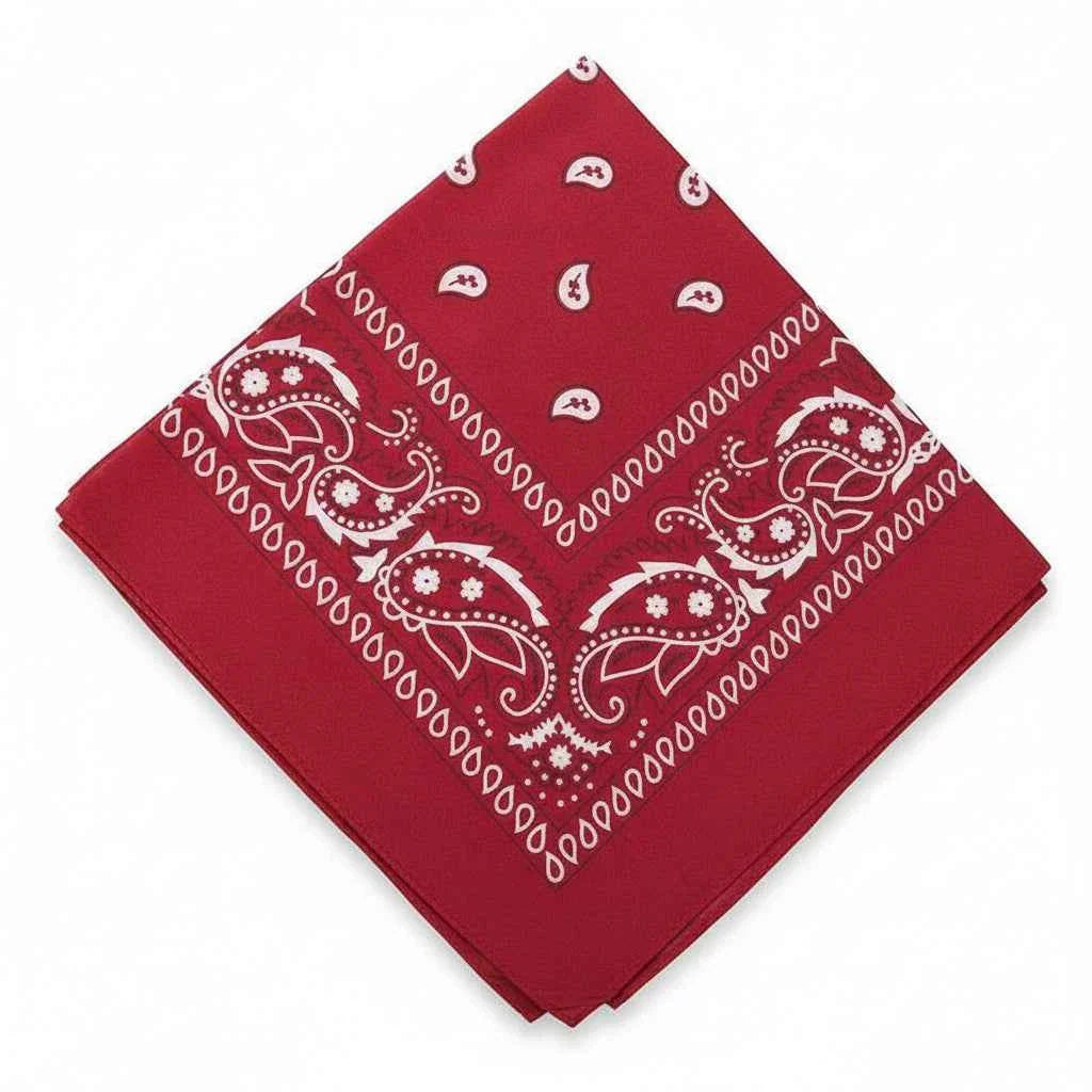 Bandanas pour cheveux rouge homme - BoucleAura