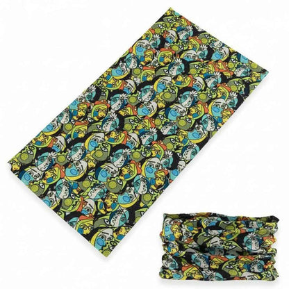 Tour De Cou Bandana multicolore femme vert abstrait - BoucleAura