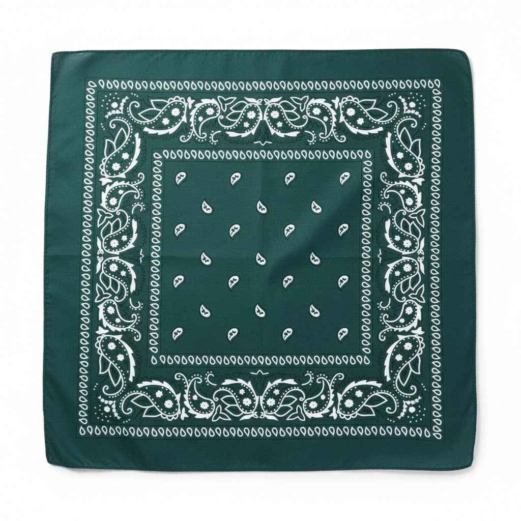 Bandana vert pirate - BoucleAura