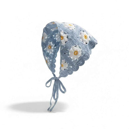 Bandana pour cheveux bleu femme - BoucleAura