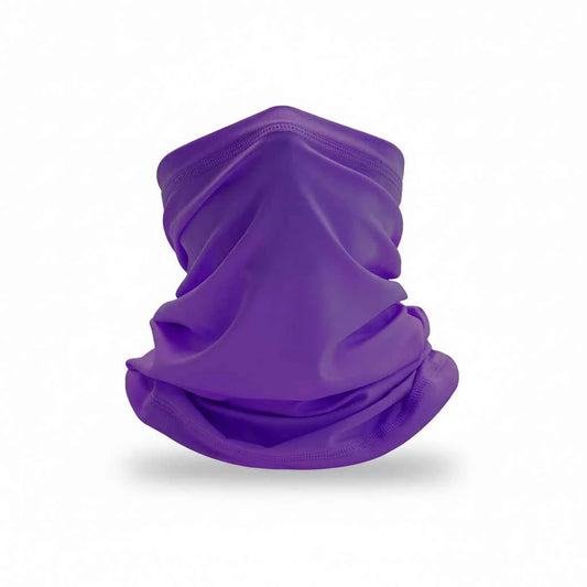 Tour De Cou Bandana violet homme en tissu lisse - BoucleAura