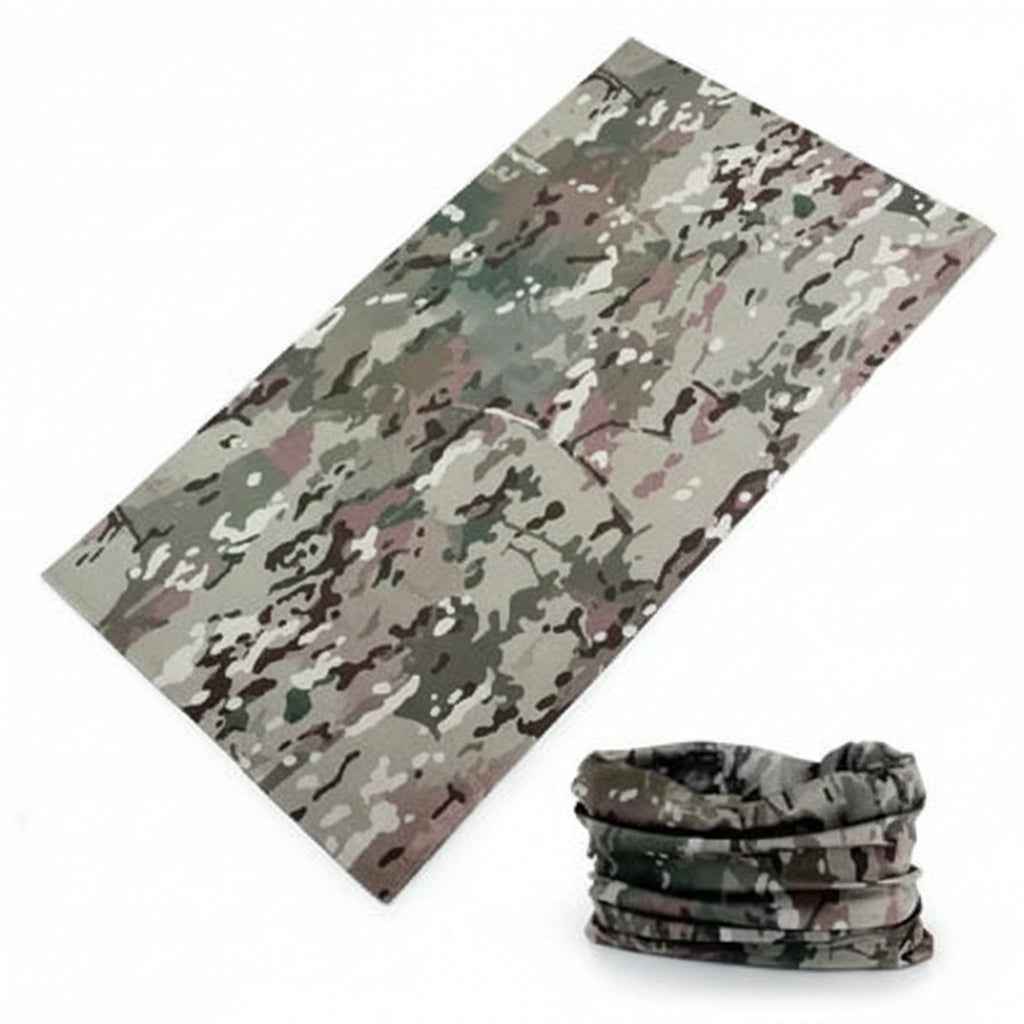 Tours de cou bandana homme multicolore camouflage - BoucleAura