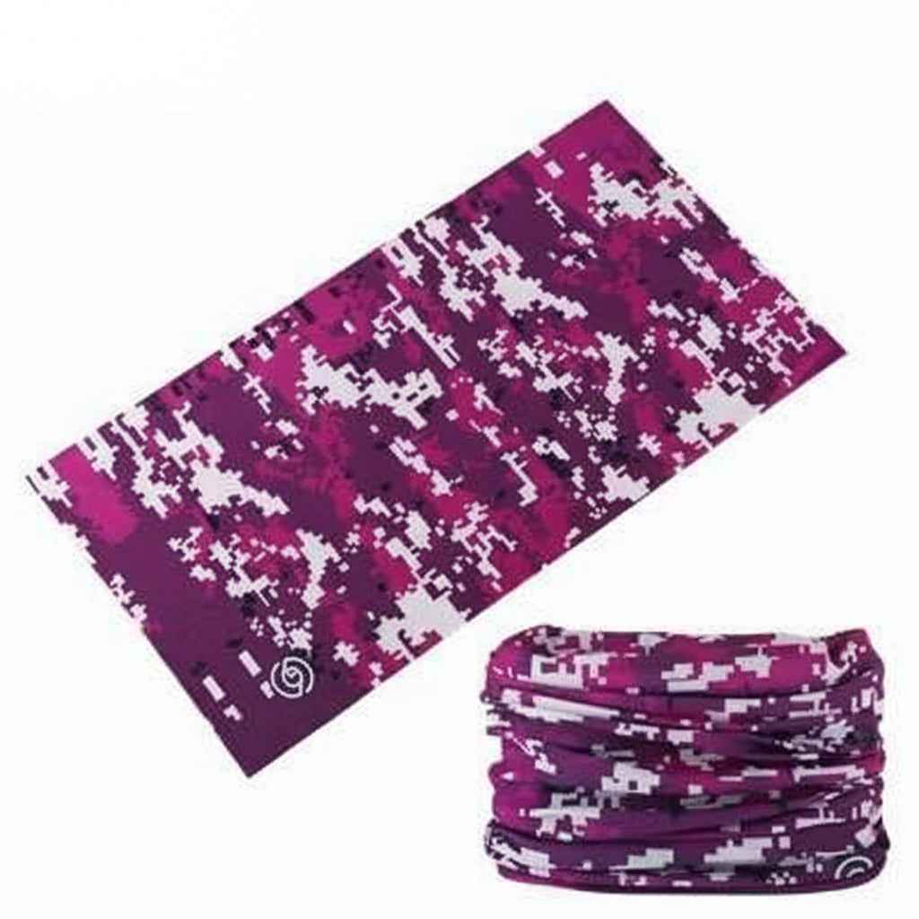 Tours de cou bandana violet - BoucleAura